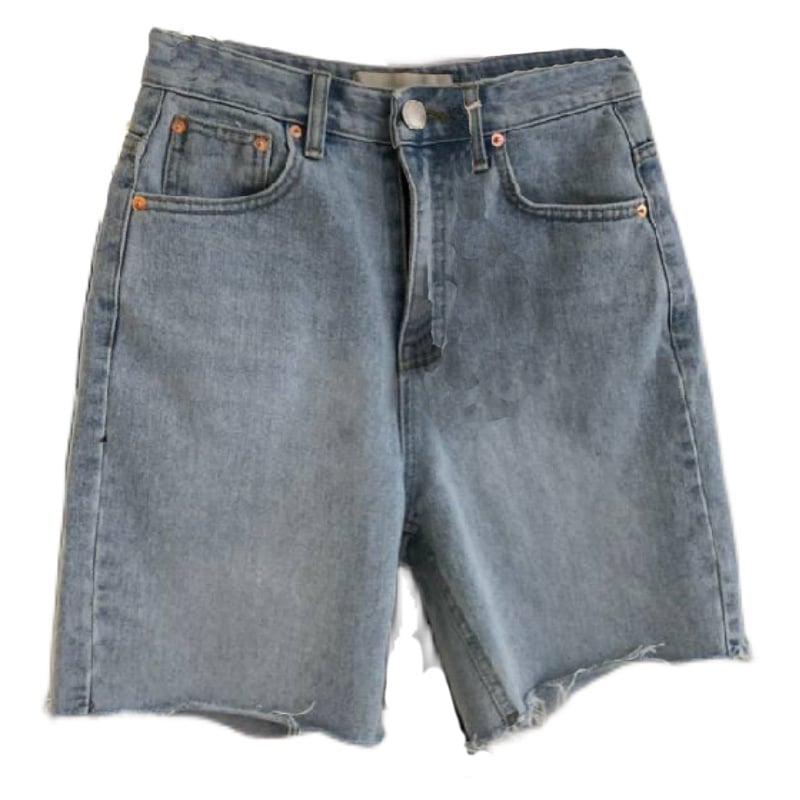 Shorts Vaqueros Casuales Sueltos de Cinco Puntos para Hombre